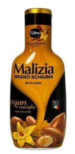 Гель-піна для душу та ванни Malizia bagno schiuma argan арган 1000мл  002375 фото