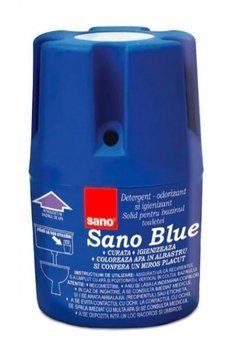 Блок у зливний бачок для чищення унітаза Sano Blue, 150 г 002801 фото