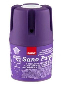 Блок у зливний бачок для чищення унітаза Sano Purple, 150 г 002802 фото
