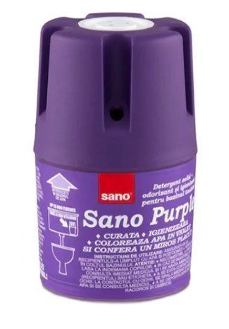 Блок у зливний бачок для чищення унітаза Sano Purple, 150 г 002802 фото