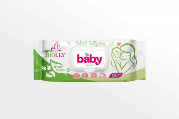 Серветка волога Baby 120 шт 000700 фото