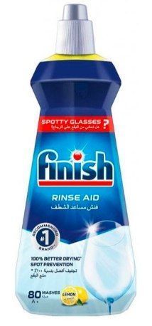Ополіскувач для посуду в посудомийних машинах Finish Rinse Aid Lemon, 400 мл 002806 фото