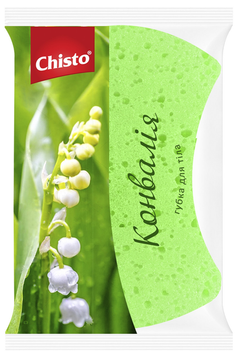 Губка банна Chisto Конвалія 000753 фото