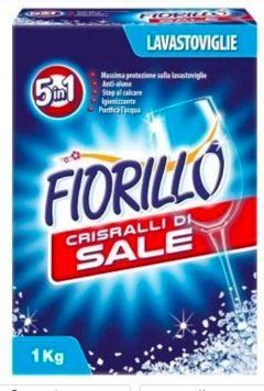 Сіль для посудомийної машини Fiorillo Cristalli di Sale 5in1 1кг 002809 фото