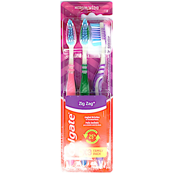 Зубна щітка Colgate zigzag 2+1 000557 фото