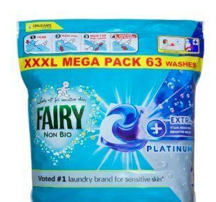 Капсули Fairy Non Bio Platinum для прання дитячої білизни, 63 шт 002411 фото