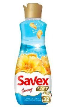 Кондиціонер для тканин Savex Soft Sunny, 32 цикли прання, 800 мл 002756 фото