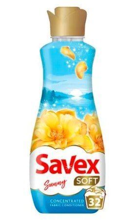 Кондиціонер для тканин Savex Soft Sunny, 32 цикли прання, 800 мл 002756 фото