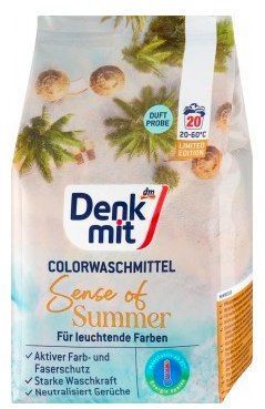 Пральний порошок Denkmit для кольорового Colorwaschmittel Sense of Summer 1.3 кг 20 циклів прання 002370 фото